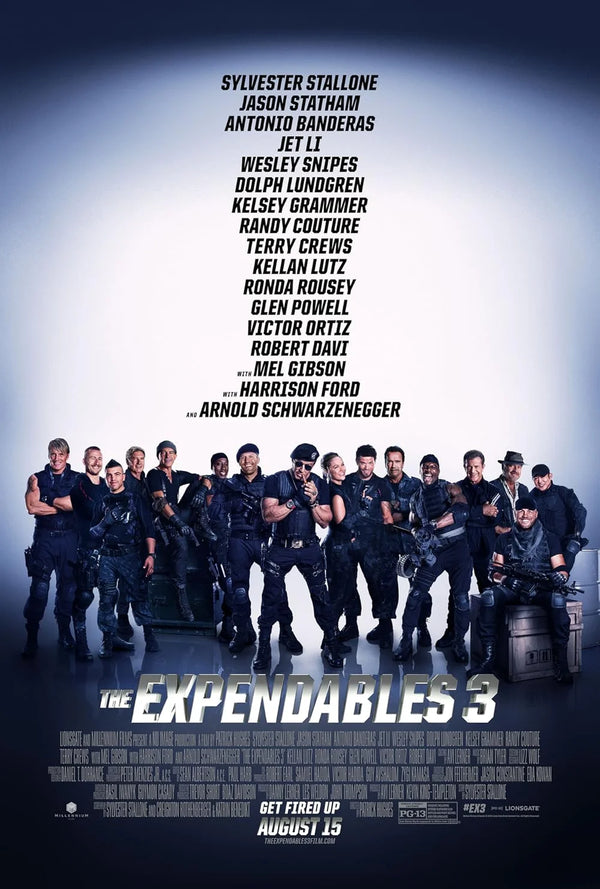 Expendables 3 (2014) Movie Poster - Action Thrills & Adventure Movie Poster | Film Wall Art Print