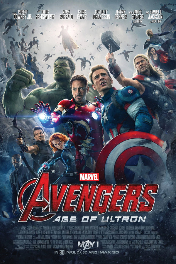 Experience the Epic Action of Avengers: Age of Ultron (2015) - Premium Movie Poster