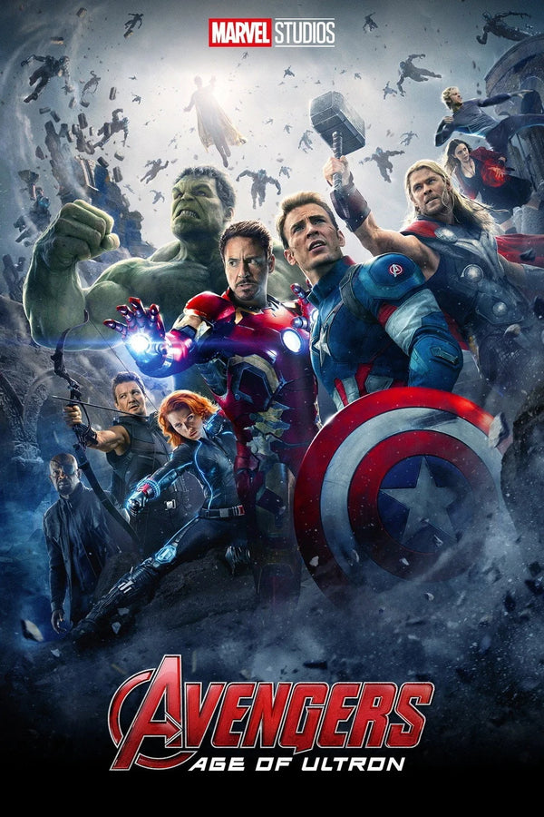 Experience the Epic Heroism of Avengers: Age of Ultron (2015) - Premium Movie Poster