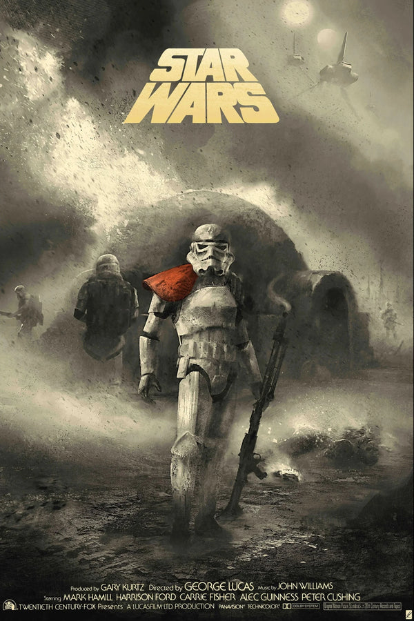 Experience the Galaxy Far, Far Away: Star Wars (1977) Wall Art - Premium Movie Poster