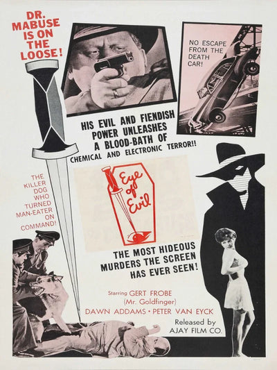 Eye of Evil Movie Poster - Horror Film Artwork & Collectible Print Movie Poster | Film Wall Art Print