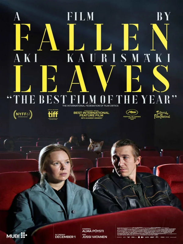 Fallen Leaves Movie Poster - Aki Kaurismäki's Romantic Drama Movie Poster | Film Wall Art Print
