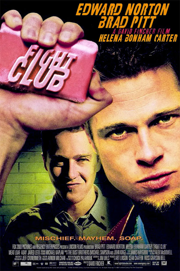 Fight Club(1999) - Cinematic Art Print - Premium Movie Poster