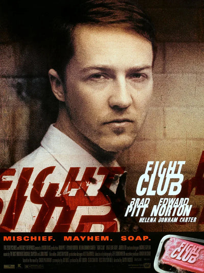 Fight Club Movie Poster - Iconic Cult Classic Film Art Movie Poster | Film Wall Art Print