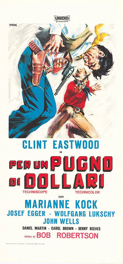 Fistful of Dollars (Italian) Documentary Short Film – Explore the History Movie Poster | Film Wall Art Print