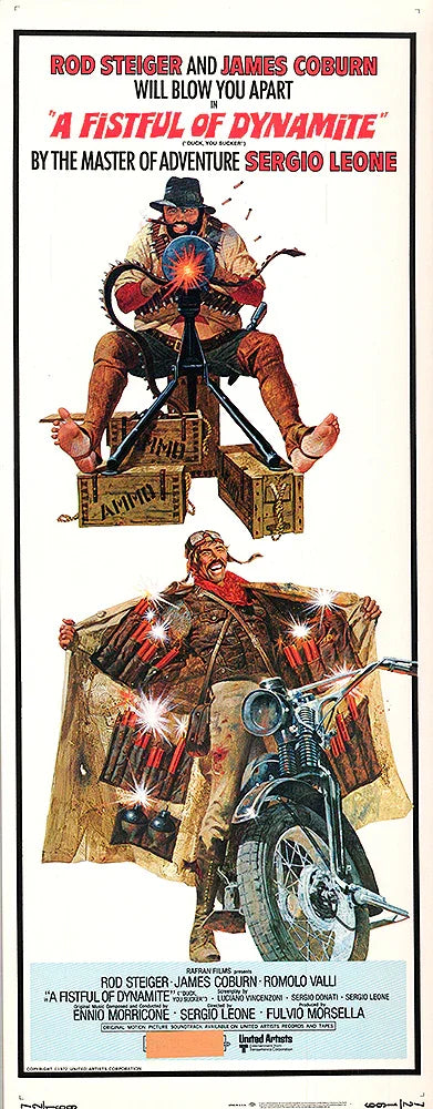 Fistful of Dynamite & Duck You Sucker Podcast Movie Poster | Film Wall Art Print