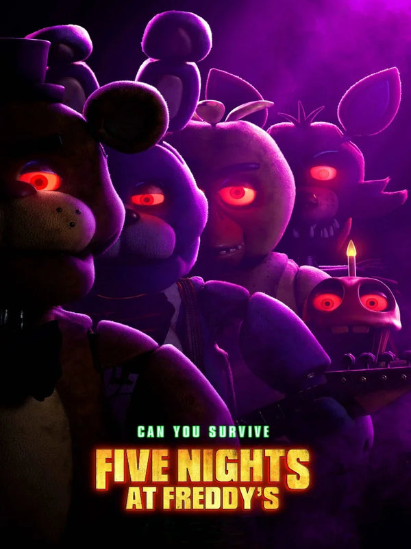 Five Nights at Freddy's Movie Poster - Official Horror Film Artwork Movie Poster | Film Wall Art Print