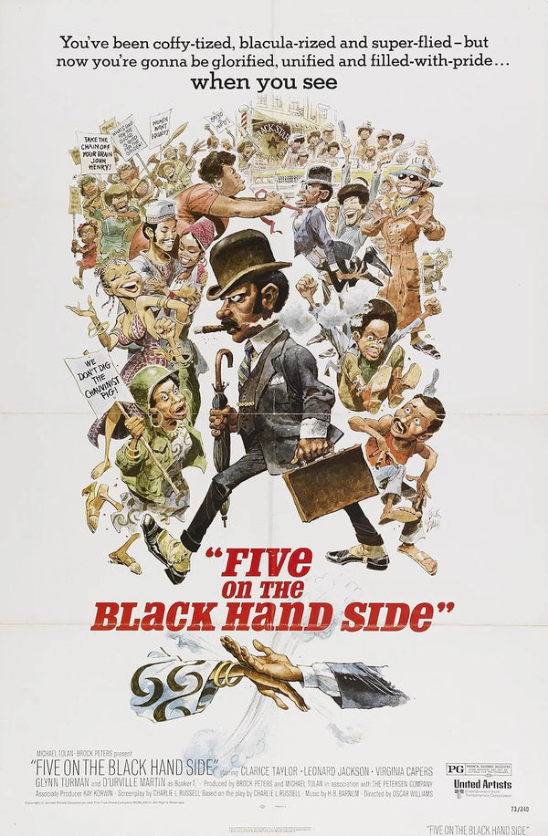 Five on the Black Hand Side (1973) Comedy Poster Movie Poster | Film Wall Art Print