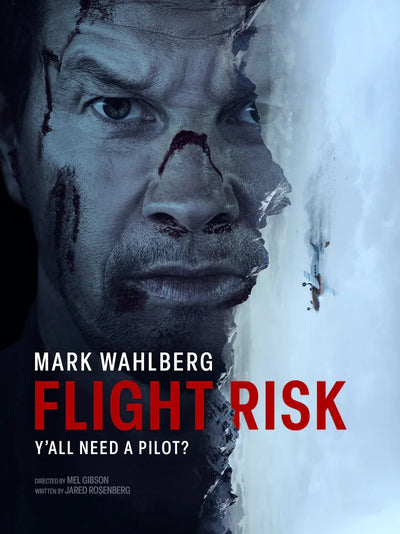 Flight Risk Movie Poster - Mark Wahlberg Thriller Movie Poster | Film Wall Art Print