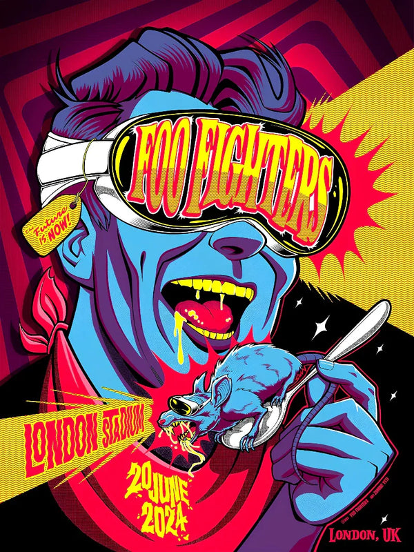 Foo Fighters at London Stadium - Official Movie Poster Movie Poster | Film Wall Art Print