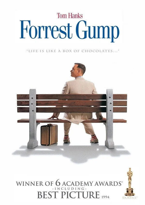 Forrest Gump 1994 Classic Film Poster Art - Premium Movie Poster