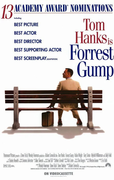 Forrest Gump 1994 Poster: Iconic Cinema Wall Art - Premium Movie Poster