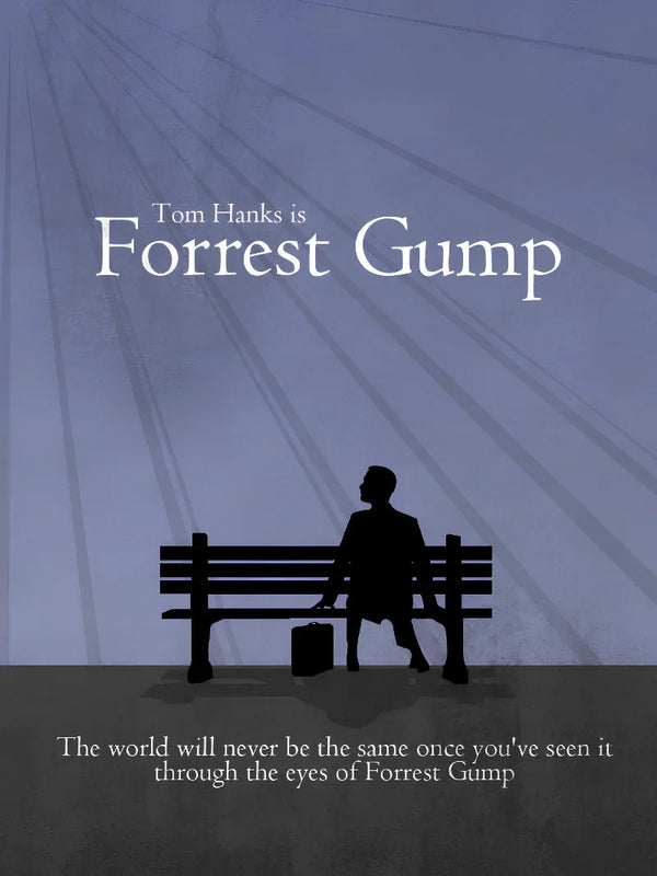 Forrest Gump Movie Poster - Iconic Film Art & Collectibles Movie Poster | Film Wall Art Print