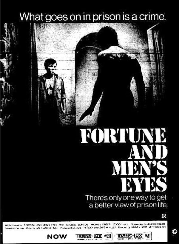 Fortune and Men's Eyes (1971) – Vintage Drama Poster Movie Poster | Film Wall Art Print