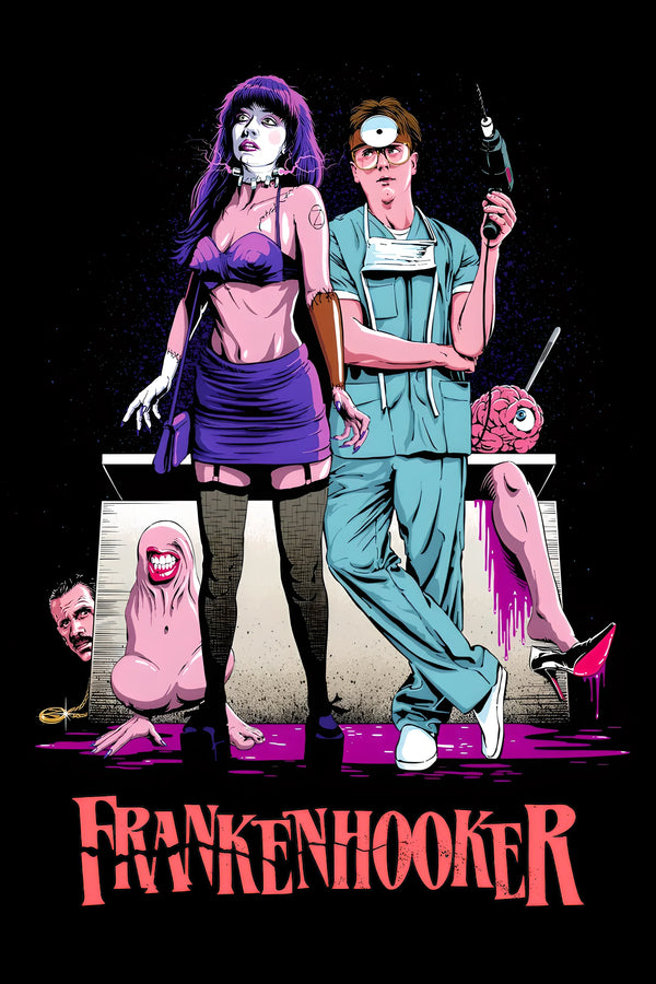 Frankenhooker (1990) – Dark Sci-Fi Horror Poster for Bold Decor - Premium Movie Poster