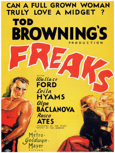 Freaks Movie Poster - Classic 1932 Horror Film by Tod Browning Movie Poster | Film Wall Art Print