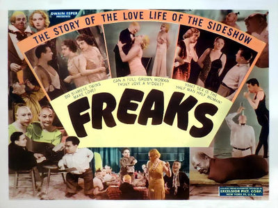 Freaks Movie Poster - Classic Horror Film Art Print Movie Poster | Film Wall Art Print