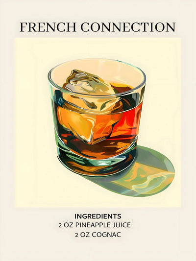 French Connection Cocktail Wall Art - Movie Poster Print Movie Poster | Film Wall Art Print