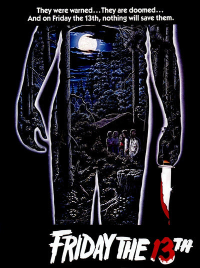 Friday the 13th Movie Poster - Classic Horror Film Artwork Movie Poster | Film Wall Art Print