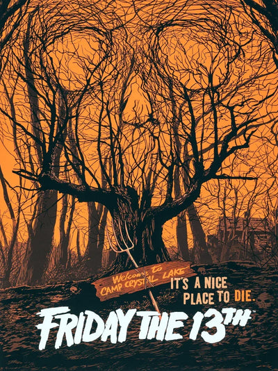 Friday The 13th Wall Art - Horror Movie Poster Decor Movie Poster | Film Wall Art Print