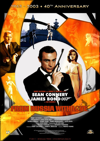 From Russia with Love (1963) – Iconic Action Poster - Premium Movie Poster