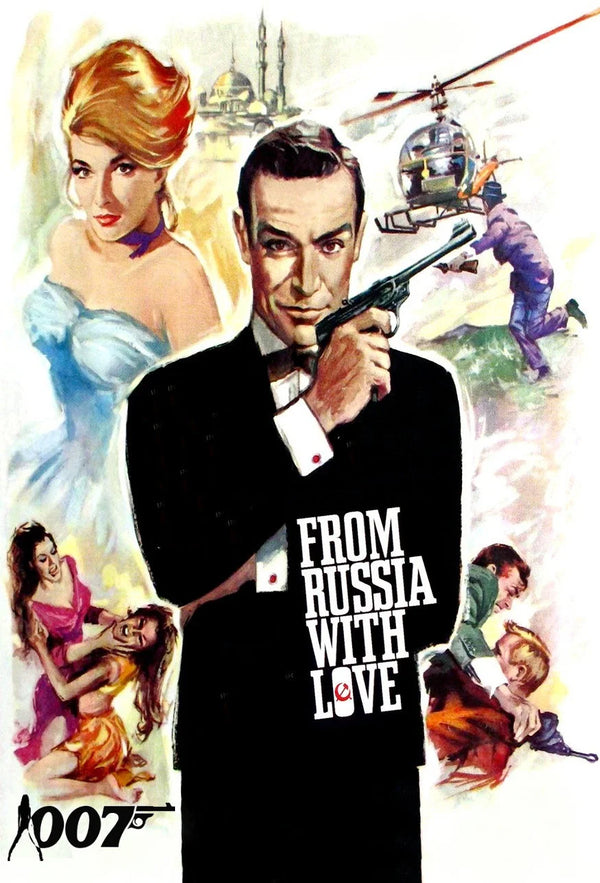 From Russia with Love (1963) – Own the Iconic James Bond Thriller Poster! - Premium Movie Poster
