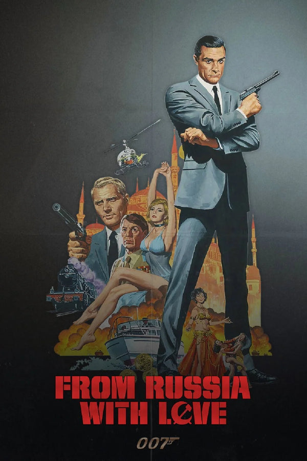 From Russia with Love (1963) Wall Art – Own the Iconic James Bond Thriller - Premium Movie Poster