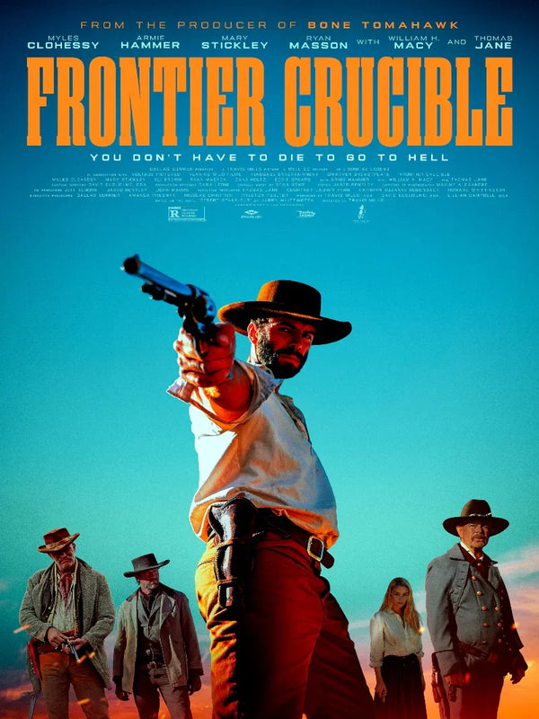 Frontier Crucible Movie Poster - Western Drama Art Print Movie Poster | Film Wall Art Print