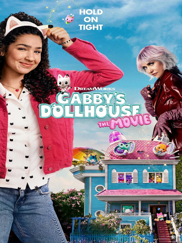 Gabby's Dollhouse The Movie - Official Poster & Details Movie Poster | Film Wall Art Print