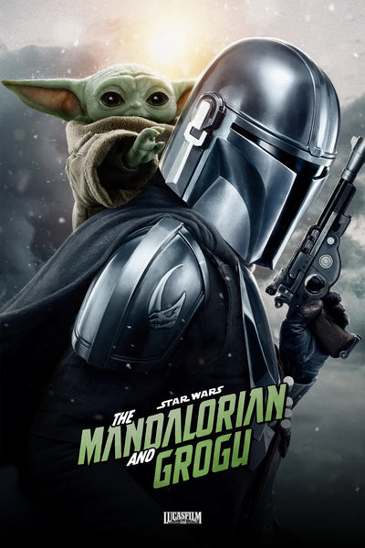 Galactic Heroes: The Mandalorian & Grogu (2026) Action Poster - Premium Movie Poster