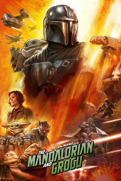 Galaxy Conquerors: The Mandalorian & Grogu (2026) Premium Print - Premium Movie Poster