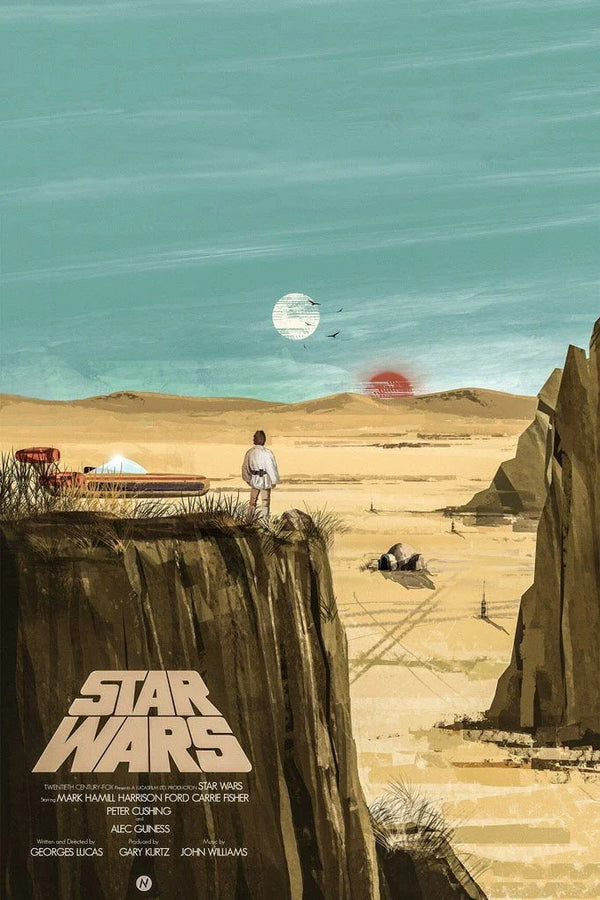 Galaxy’s Ultimate Adventure: Star Wars (1977) Wall Masterpiece - Premium Movie Poster