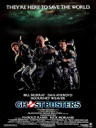 Ghostbusters Movie Poster - Iconic 1984 Supernatural Comedy Movie Poster | Film Wall Art Print