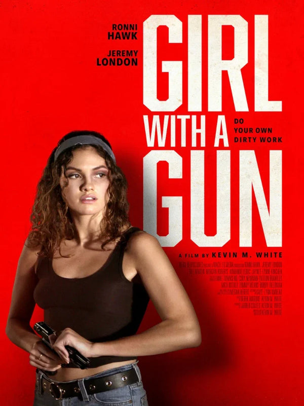 Girl With A Gun Movie Poster - Action Thriller Film Art Movie Poster | Film Wall Art Print