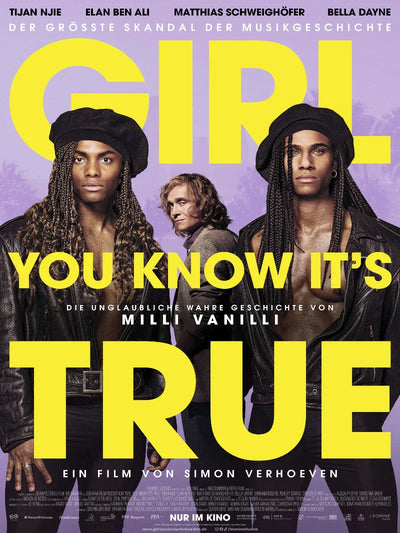 Girl You Know It's True Movie Poster - Milli Vanilli Biopic Film Movie Poster | Film Wall Art Print