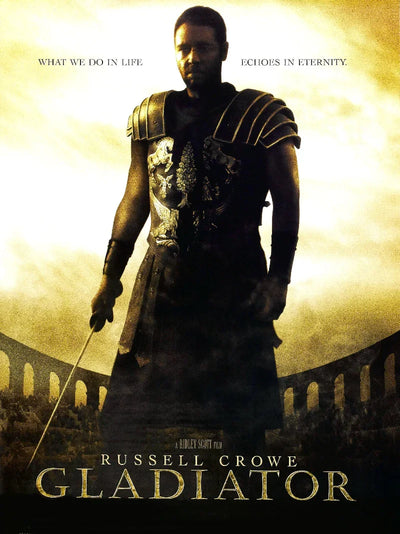 Gladiator Movie Poster - Epic Roman Drama Starring Russell Crowe Movie Poster | Film Wall Art Print