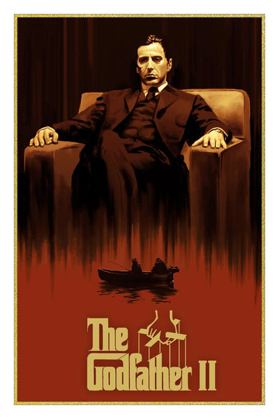 Godfather Part II (1974): Own the Iconic Crime Dynasty Poster - Premium Movie Poster