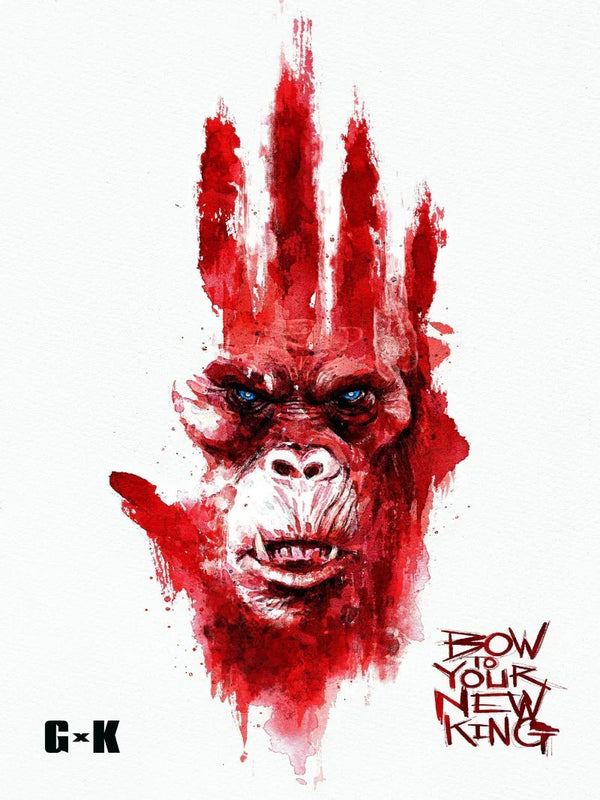 Godzilla x Kong: The New Empire Movie Poster - Epic Monster Battle Movie Poster | Film Wall Art Print