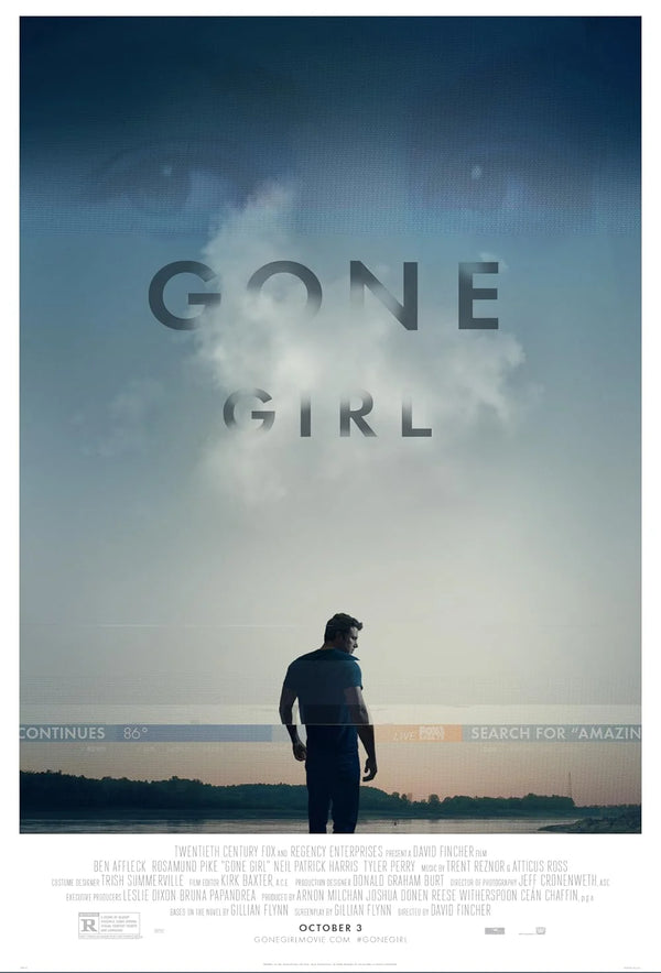 Gone Girl Movie Poster - Thriller Film Art Print Movie Poster | Film Wall Art Print