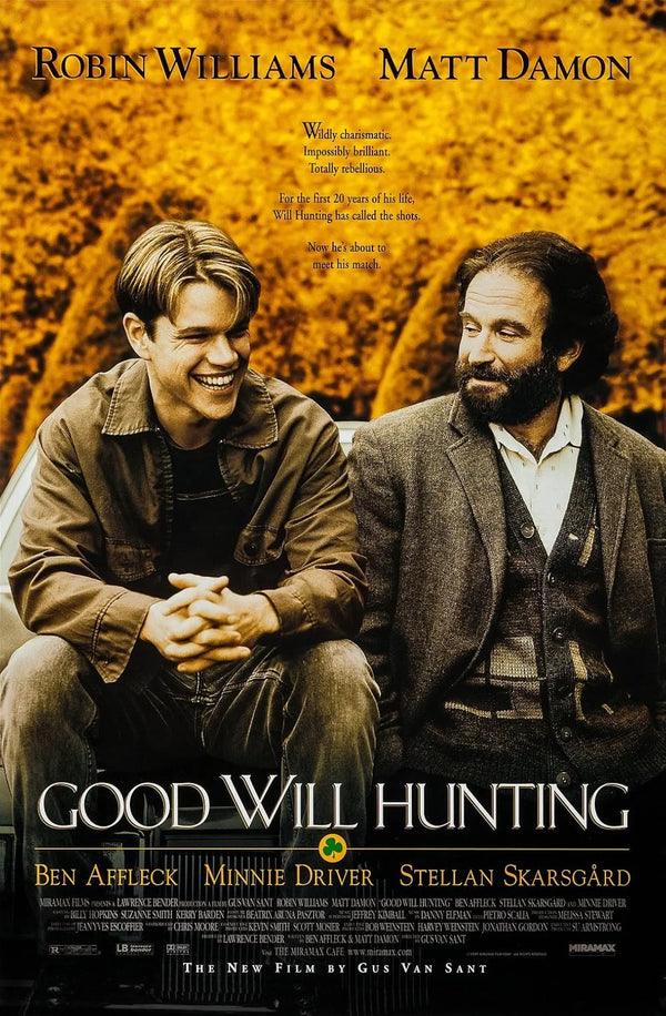 Good Will Hunting Movie Poster - Classic Drama Film Art Movie Poster | Film Wall Art Print