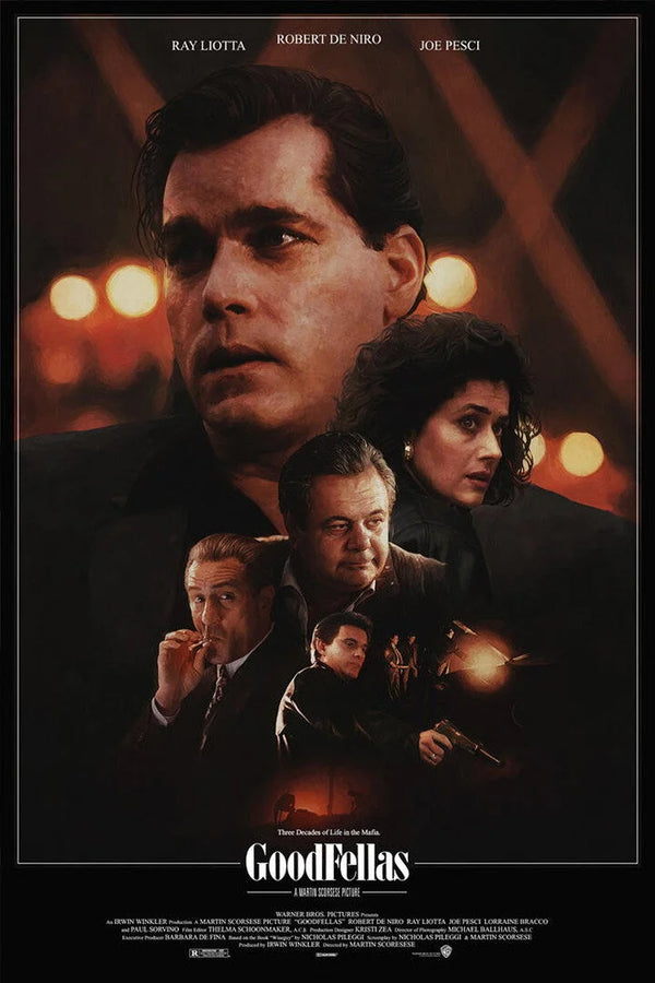 GoodFellas (1990) Cinematic Wall Print - Premium Movie Poster