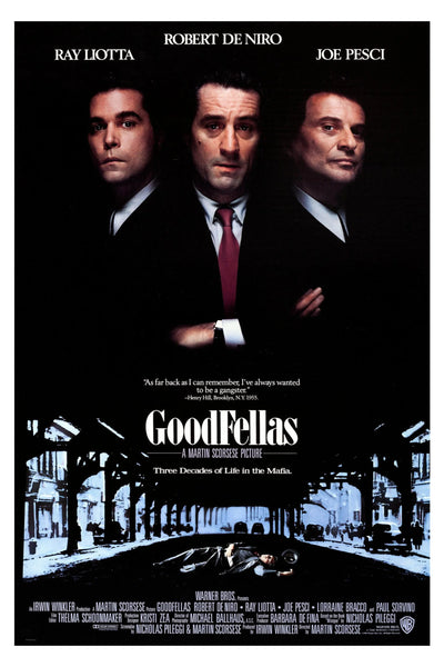 GoodFellas (1990) Movie Poster Print for Wall Decor - Premium Movie Poster