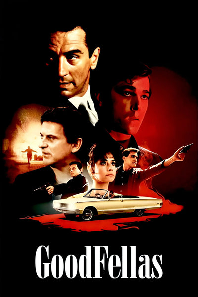 GoodFellas 1990 Poster: Iconic Mafia Wall Art - Premium Movie Poster
