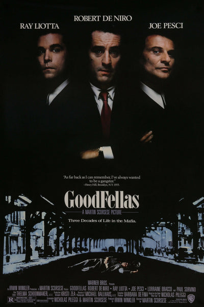 GoodFellas (1990) Poster: Iconic Mob Cinema Wall Art - Premium Movie Poster