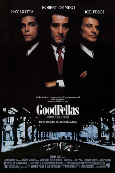 GoodFellas (1990) Poster: Iconic Mob Drama Art - Premium Movie Poster