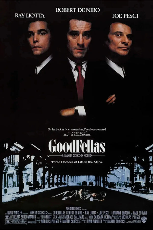 GoodFellas (1990) Poster: Iconic Mob Drama Art - Premium Movie Poster