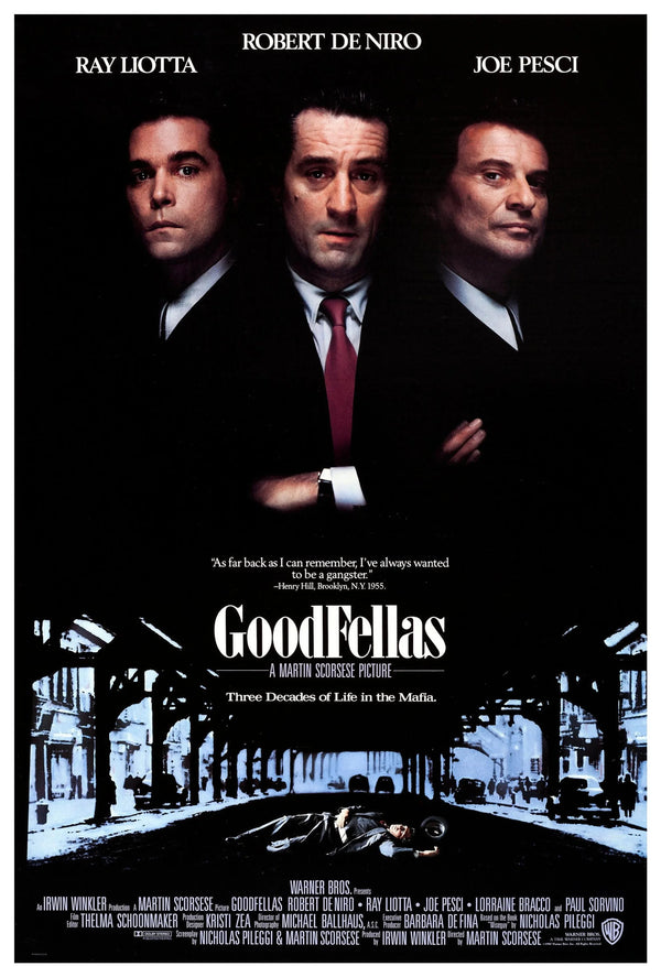 GoodFellas 1990: Scorsese Classic Wall Art - Premium Movie Poster
