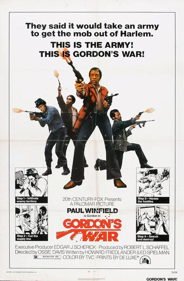 Gordon's War (1973) – Action, Crime, Thriller Movie Poster Movie Poster | Film Wall Art Print