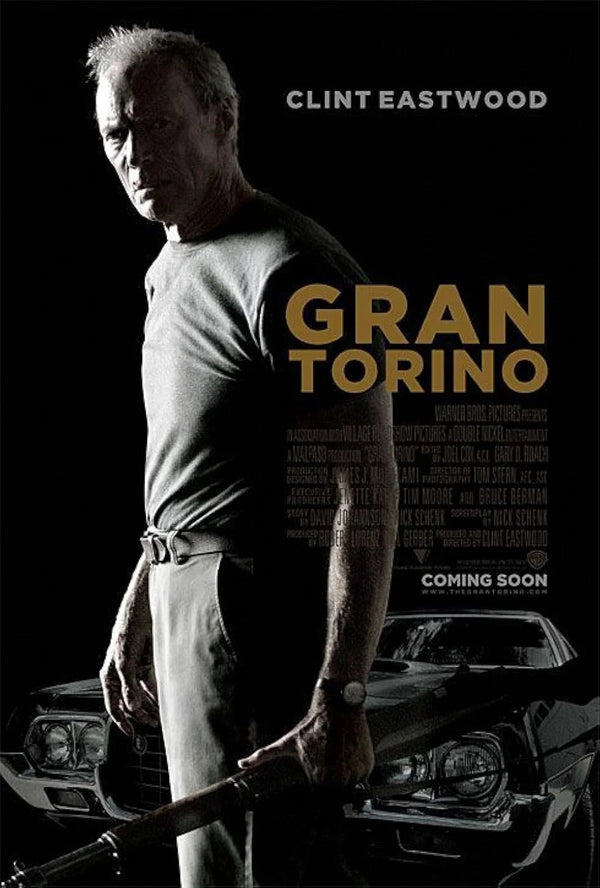 Gran Torino Movie Poster - Clint Eastwood Classic Film Art Movie Poster | Film Wall Art Print