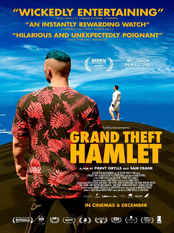Grand Theft Hamlet Movie Poster - Shakespeare Meets GTA Movie Poster | Film Wall Art Print